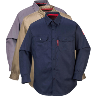 Bizflame 88/12 skjorte - Marine (Størrelse: XL)