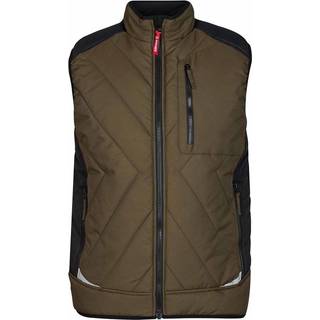 ENGEL Galaxy quiltet vintervest Forest Green/Sort 5850-193 S