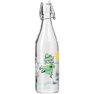 Muurla Mumi glasflaske 0,5 l Fun in the water