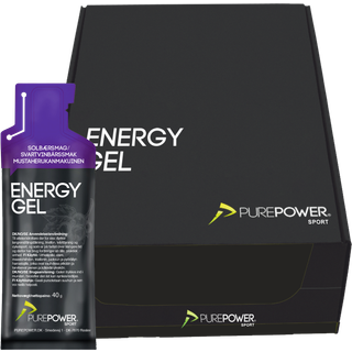 PurePower Energy Gel Solbær 12 x 40 g - Energi Gel
