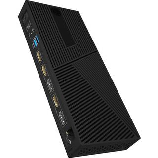 RaidSonic ICY BOX IB-DK2246AC - docking station - USB-C 3.2 Gen 2 / Thunderbolt 3 / Thunderbolt 4 - 3 x HDMI 2 x DP - GigE