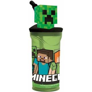 Minecraft 3D Creeper Kop Med Sugerør - 360 ML -> Forventet levering: 1-2 hverdage