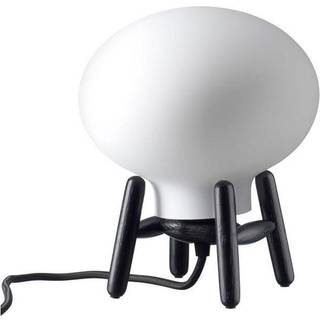 FDB Møbler U6 Hiti Mini bordlampe Opal glass-oak black painted
