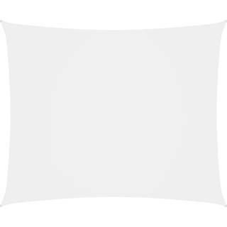 Solsejl 2X2,5 M Rektangulær Oxfordstof Hvid - 6 x 8 m
