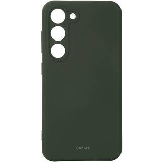 ONSALA Phone Case Silicone Dark Green - Samsung S23 5G