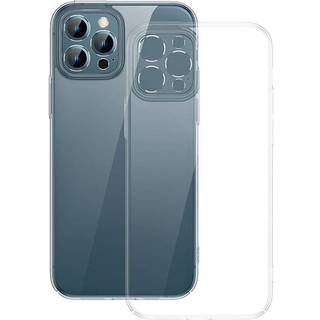 Baseus - Krystal Gennemsigtigt Etui og Tempereret Glas Sæt til iPhone 12 Pro