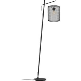 Wrington gulvlampe, højde 194 cm, sort, stål