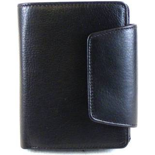 HGL Damen Geldbörse Hochformat Echt-Leder schwarz RFID Ausleseschutz 17066
