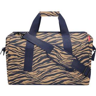 Reisenthel Allrounder L Blå/Beige Tigerstribet Rejsetaske