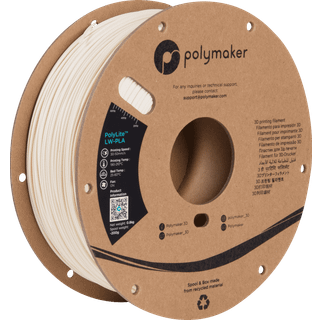Polymaker - Polylite LW-PLA - White - 1.75mm - 800g