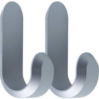 Normann Copenhagen - Curve Knage 2 pcs. Mini Matt Silver