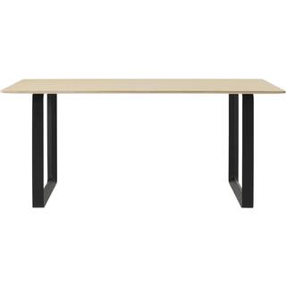 Muuto 70/70 spisebord 170x85 cm Oak veener/Plywood/Black