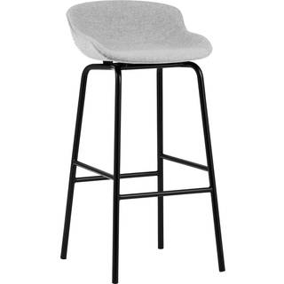 Normann Copenhagen Hyg Barstol 75 Cm Grå / - Barstole Uld Sort - 604091