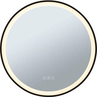 Paulmann Mirra vægspejl Ø59cm CCT dim sort