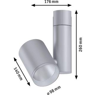 Paulmann Zeuz URail Spot 3.000K 39° krom mat