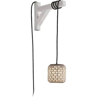 Bover Nans S/16/H LED-hængelampe, stik, beige
