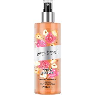 Bruno Banani Sweet Fantasy Rose & Popcorn Duftende kropsspray til krop og hår til kvinder 250 ml - 250 ml