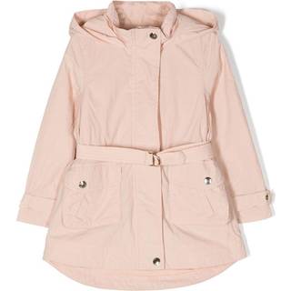 ChloÃ© Kids Belted technical parka - pink - Y 12