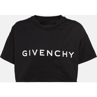 Givenchy Logo cropped T-shirt - black - XL