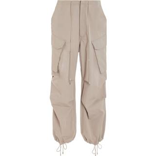 Agolde Ginerva cotton poplin cargo pants - grey - XL