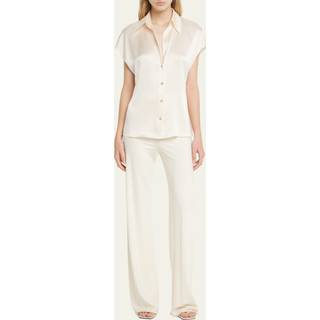 Vince Silk satin blouse - white - XL