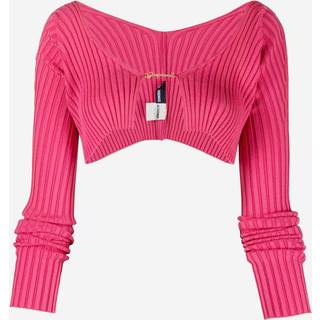 Jacquemus La Maille Pralu cropped cardigan - pink - XS