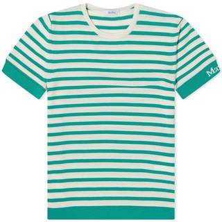 Max Mara Limone striped cotton top - neutrals - M