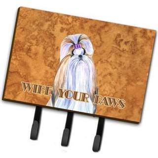 """" Carolines skatte SS4904TH68 SHIH TZU T?r dine poter i snor eller n?gleholder stor flerfarvet """"