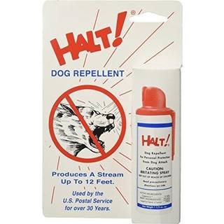 HALT 91427 Hunderepellent Rød - Capsaicin-spray med 12-fods stråle til hurtigt at afskrække hunde