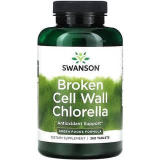 SWANSON Chlorella (brudt cellevæg) 360 tabletter