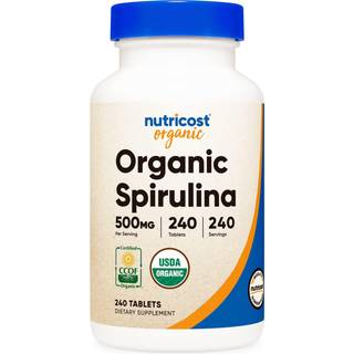 Nutricost – Økologisk Spirulina 240 Tabletter