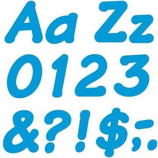 Trend Enterprises Inc. T-2702 Blue 4 """" Kursiv combo Ready Letters