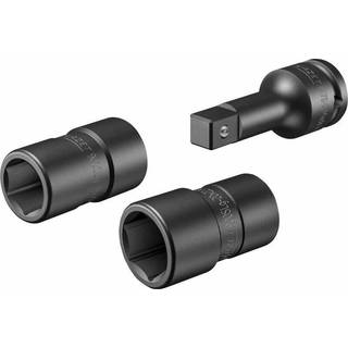 Hazet slagtoppe sæt til ford hjulbolte 18 - 22 mm (900SLG-1822/3)