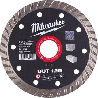 Diamantskæreskive m/turboskær DUT 125×2,3mm