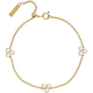 Olivia Burton Pearl Cluster Gold Bracelet - 18cm