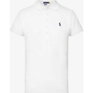 Polo Ralph Laurentil kvinder. 211870245001 Polo Julie Slim kortærmet hvid (XL), Casual, Bomuld, Korte ærmer