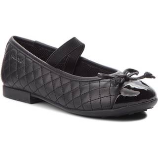 Geox Geox Black Quilted Ballerina Shoe