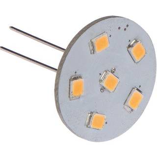 LED-pære NauticLED, 10 - 35 V, 1 W, Ø24 mm, G4, med varm hvidt skær, 1-pack