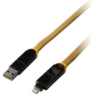 Rolling Square Incharge XL 3 M Universal Ladekabel 100 W, gul ➞ På lager - klar til levering