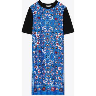 Tory Burch Silk and wool minidress - blue - L