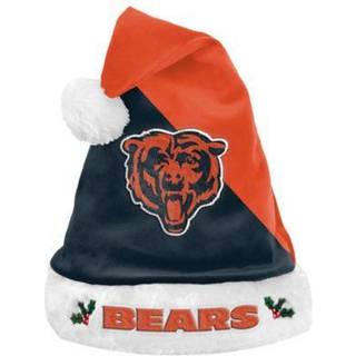 Forever Collectibles NFL: 2020 Basic Santa Hat - Chicago Bears - Officielt licenseret