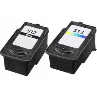 Kompatible blækpatroner Canon PG-512 / CL-513 - 2969B001, 2 stk. rabatpakke 33 ml