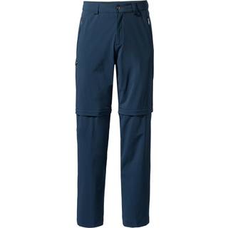 Vaude Farley Stretch Zip Off Pants II Zip off-bukser Herrer størrelse 54 - Short farve blå