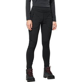 Jack Wolfskin Women's Salmaser Tights Black, XS