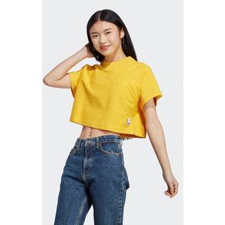 Lounge Terry Loop croptop - Bold Gold