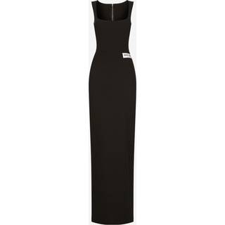 Dolce&Gabbana x Kim ribbed-knit maxi dress - black - M