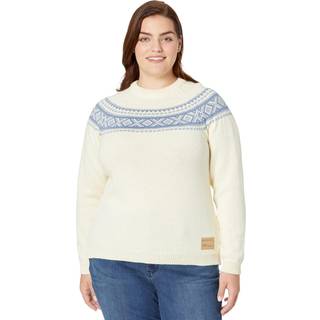 Dale of Norway Vågsøy, sweater, dame, hvid/lyseblå