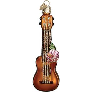 Old World Christmas Ornaments: Ukulele Glass blæst ornamenter til juletræ (38040)
