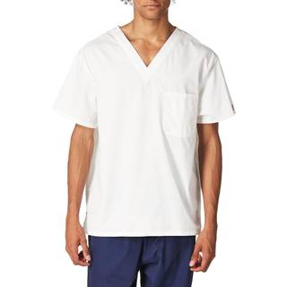 Dickies herre signatur V-hals medicinske skrubber skjorter hvide 3x-store USA