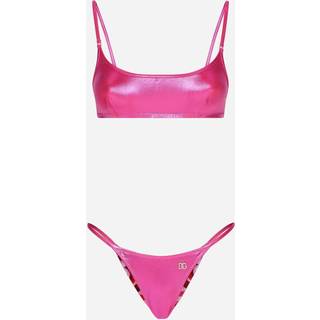 Dolce&Gabbana Metallic bikini - pink - XL